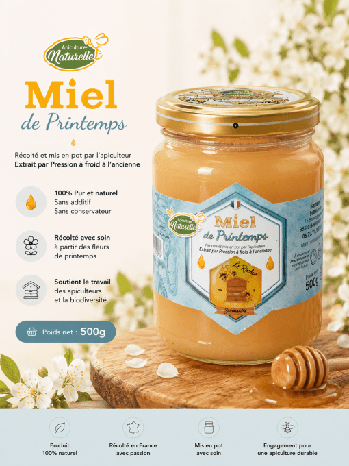 Miel de printemps 500 g