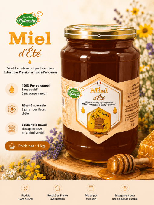 Miel d'été 1 kg